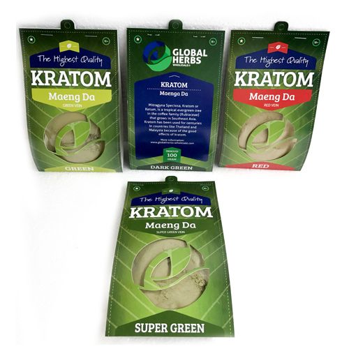 Kratom Maeng Da dark  Green - Powder | Mitragyna Speciosa